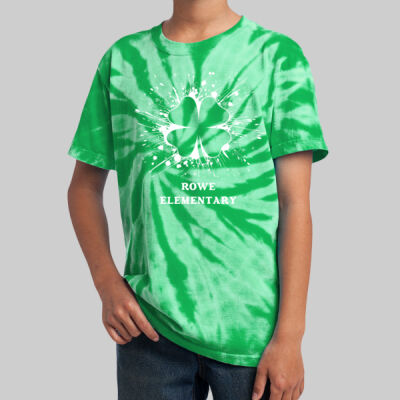 Youth Tie-Dye T-Shirt - Spring - Shamrock Thumbnail
