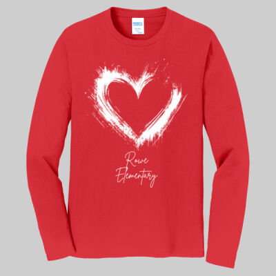 Adult Long Sleeve Shirt - Spring - Valentine's Heart Thumbnail