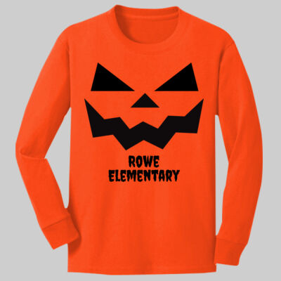Youth Long Sleeve Shirt - Fall - Jacko Lantern Black Thumbnail