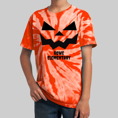 Youth Tie-Dye T-Shirt - Fall - Jacko Lantern Black Thumbnail