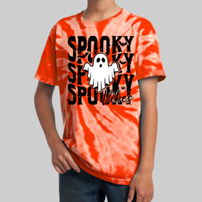  Youth Tie-Dye T-Shirt - Fall - Spooky Season Thumbnail