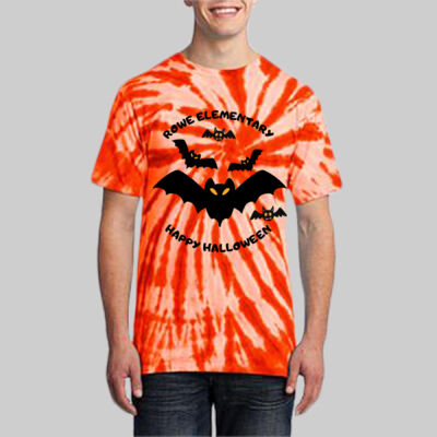  Adult Tie-Dye T-Shirt - Fall - Bats Thumbnail