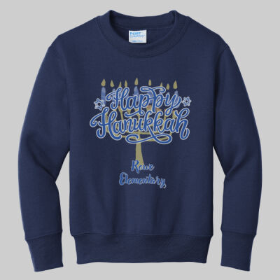  Youth Crewneck - Winter Holidays - Happy Hanukkah Thumbnail