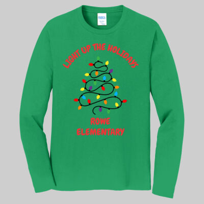  Adult Long Sleeve Shirt - Winter Holidays - Light Up - Red Thumbnail