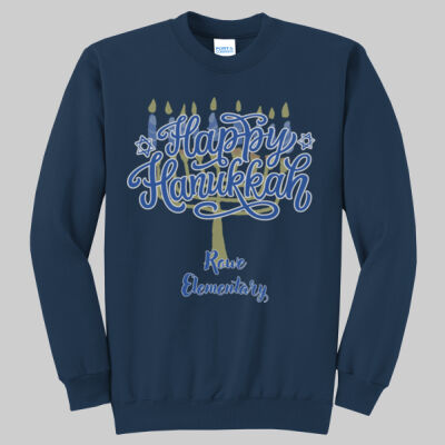Adult Crewneck - Winter Holidays - Happy Hanukkah Thumbnail