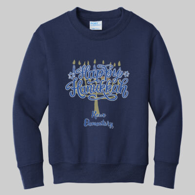  Youth Crewneck - Happy Hanukkah Thumbnail