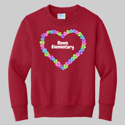 Youth Crewneck - Candy Hearts Thumbnail